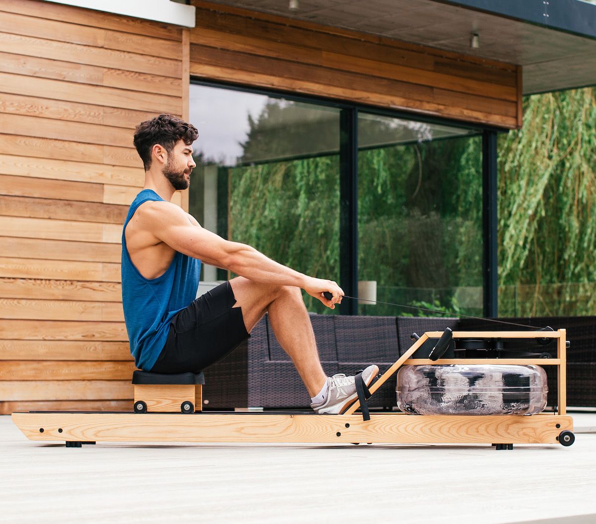 Waterrower Lite Out on the deck