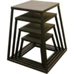 HCE Steel Plyo Boxes - full-set-15-30-45-60-75cm