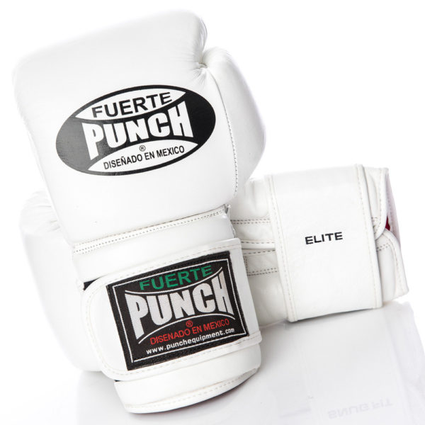 Mexican Fuerte Boxing Gloves in White
