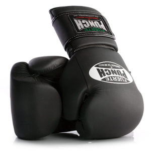 Mexican Fuerte Boxing Gloves in Matte Black