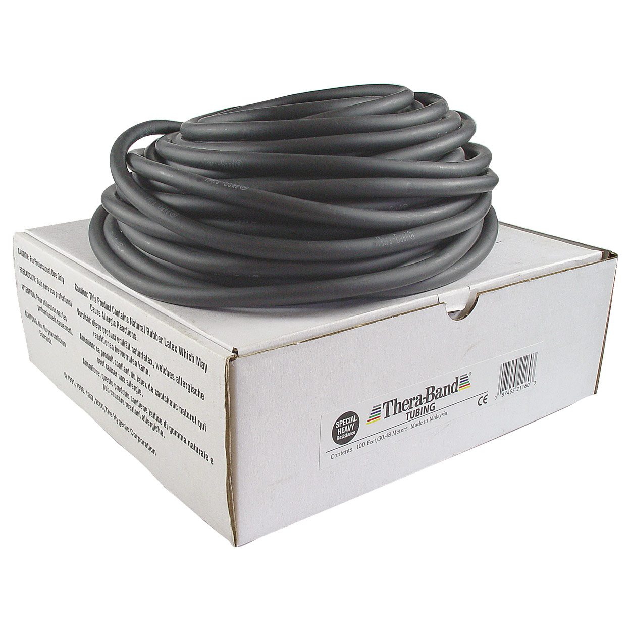 TheraBand Resistance Tubing Black full box