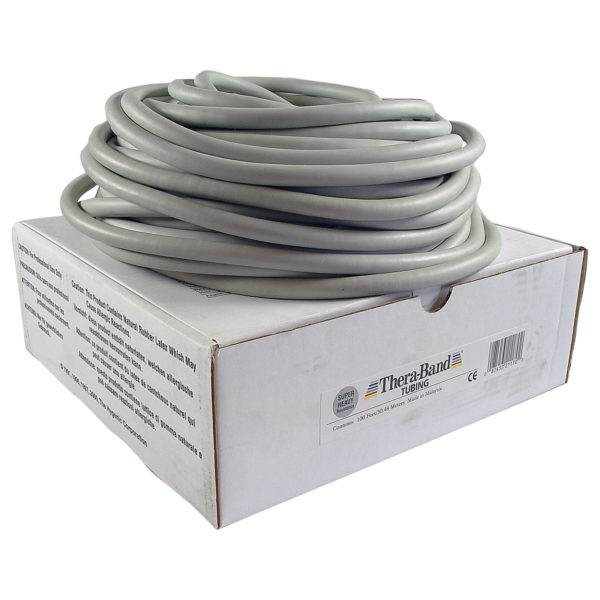 TheraBand Resistance Tubing Silver full box