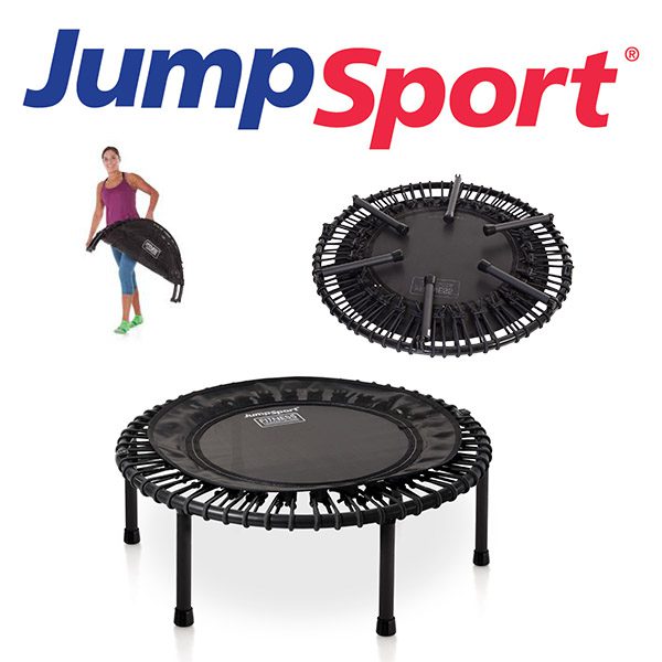 JumpSport 230F Folding Fitness Rebounder Trampoline for In Home