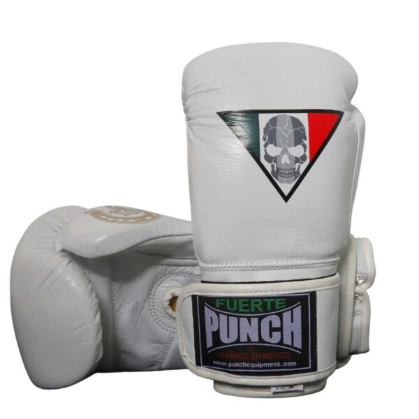 Mexican Lucky 13 Gloves White