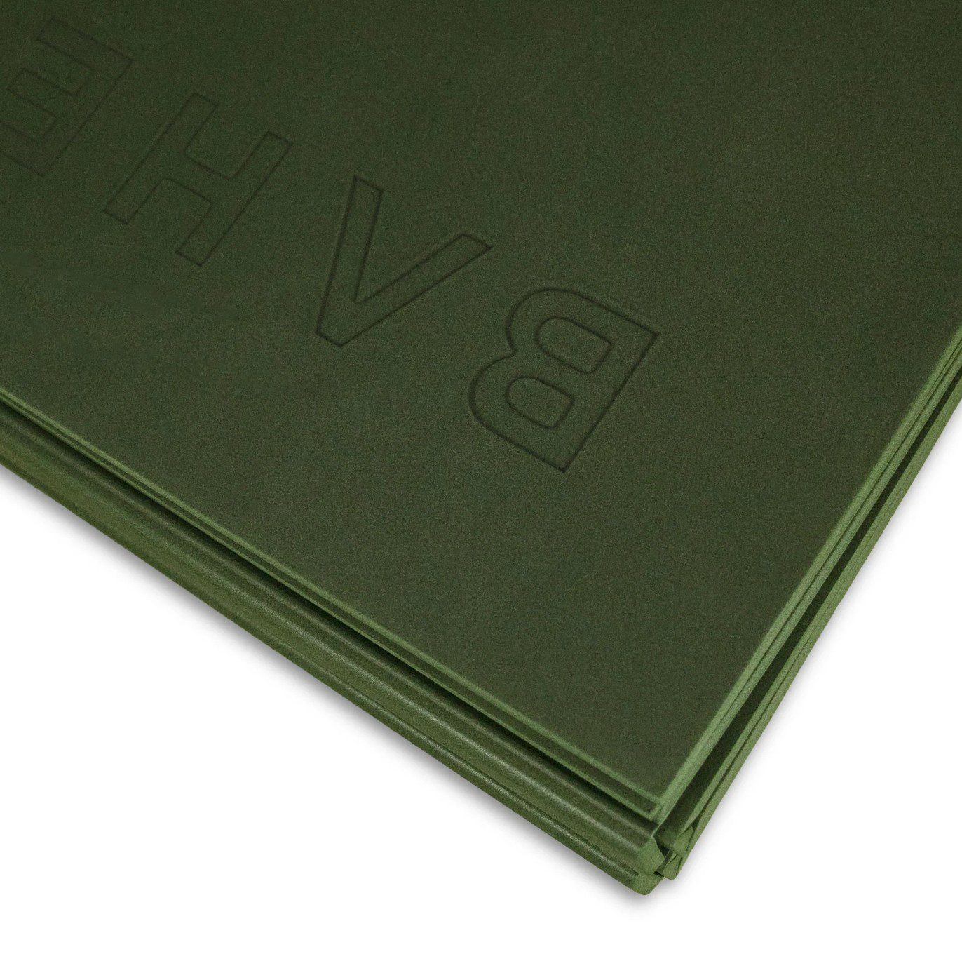 Bahe Foldable Mat 6mm Khaki Folded Closeup