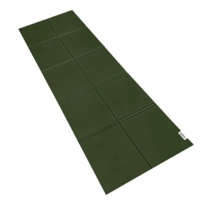 Bahe Foldable Mat 6mm Khaki Folded Out