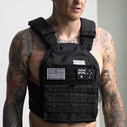Force USA Tactical Vest on Male Model