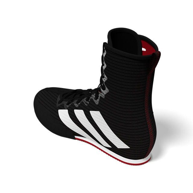 Adidas Box Hog 4 Black White Ruby Inside Adidas Box Hog 4 Black White Ruby Inside