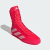 Adidas Box Hog 4 Boxing Boots - Red/Metallic/Black - Size 6