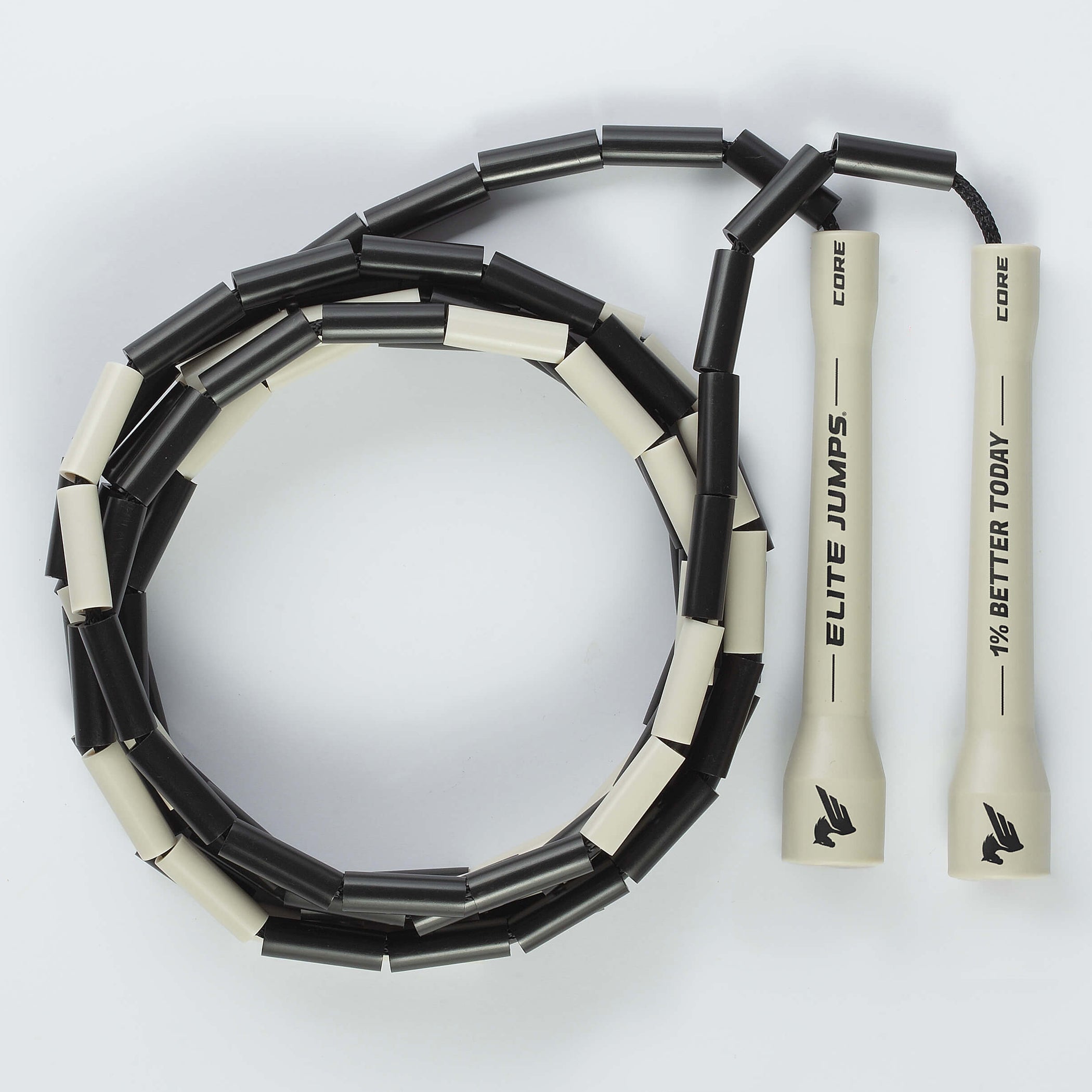 EliteJumps1PercentBetterTodayCoreBeadedJumpRope-PastelGray