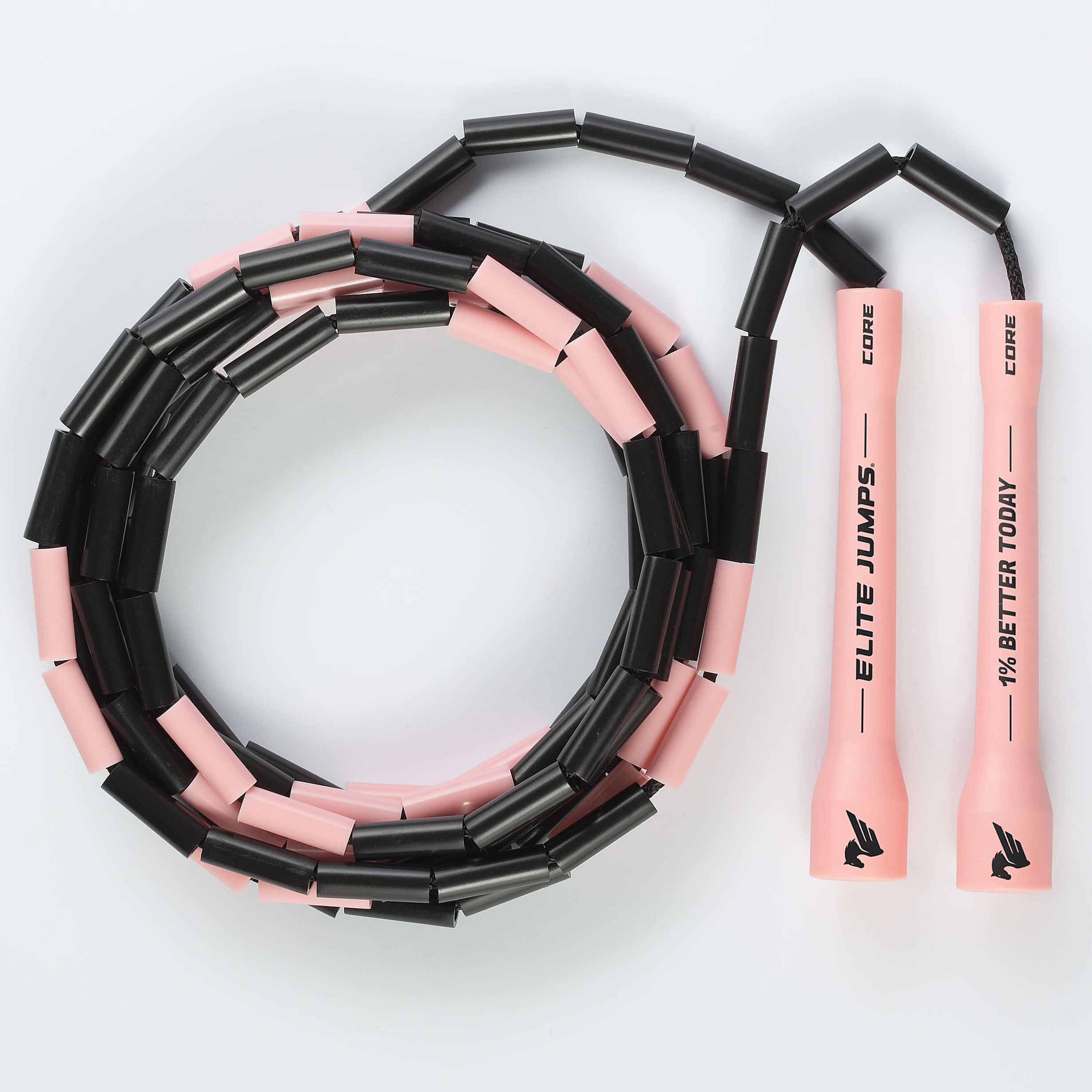 EliteJumps1PercentBetterTodayCoreBeadedJumpRope-PastelPink