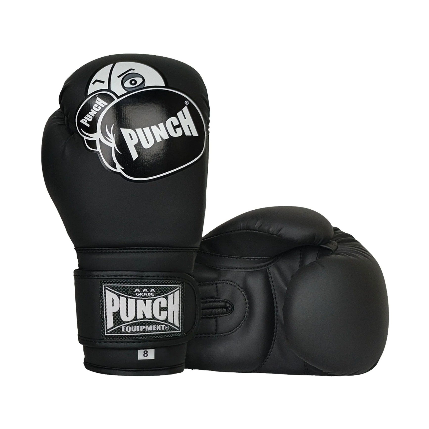 Punch Youth Tough Guy Boxing Gloves 8oz Hero Black